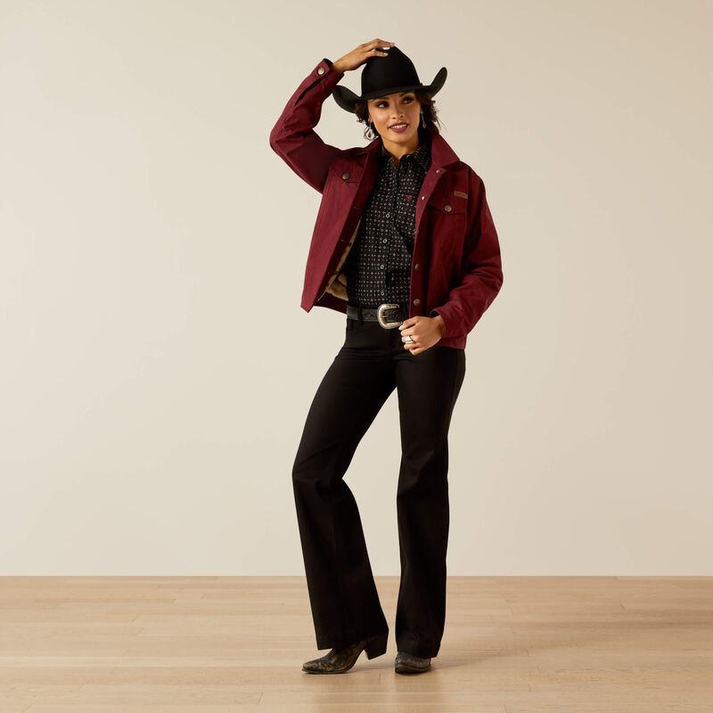 Ariat Women's Grizzly Rancher Jacket- Tawny Port