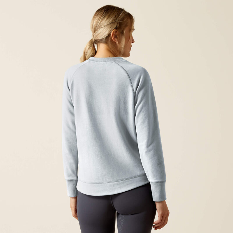 Ariat Women's Benicia Sweatshirt - Cerulean Heather