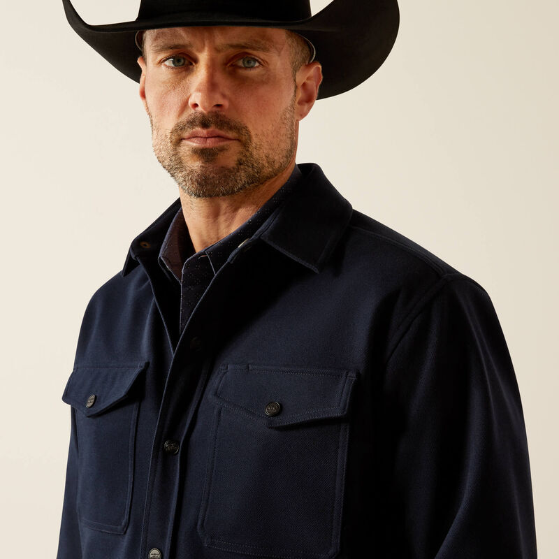 Ariat Men's Relentless Amarillo Shirt Jacket - Navy