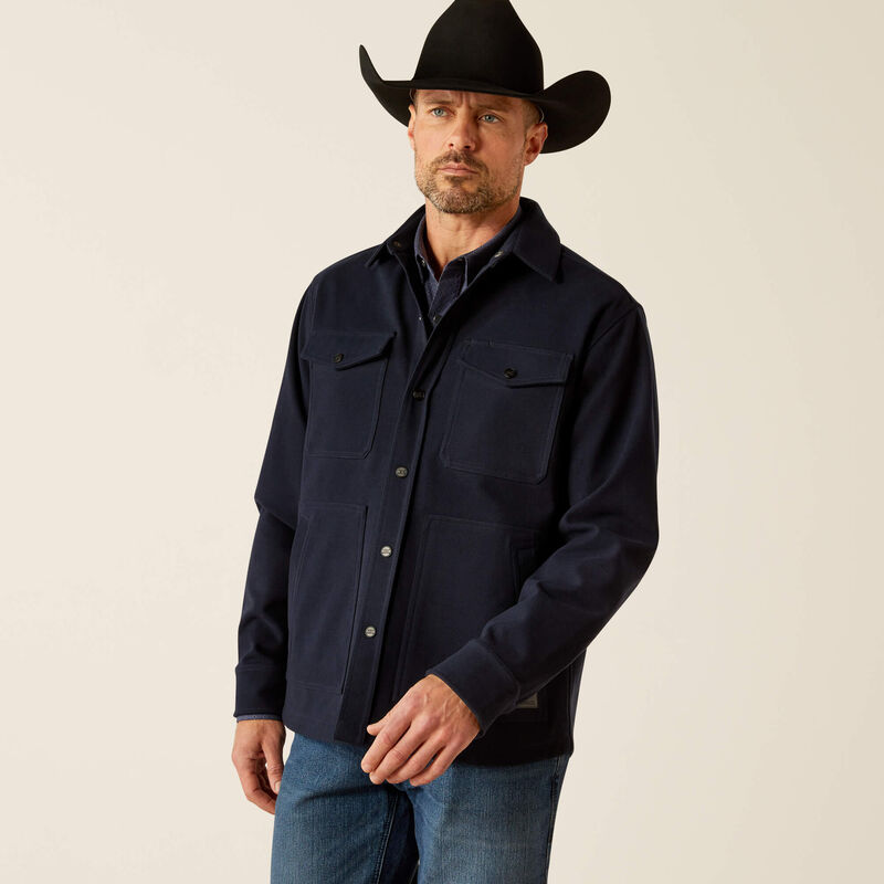 Ariat Men's Relentless Amarillo Shirt Jacket - Navy