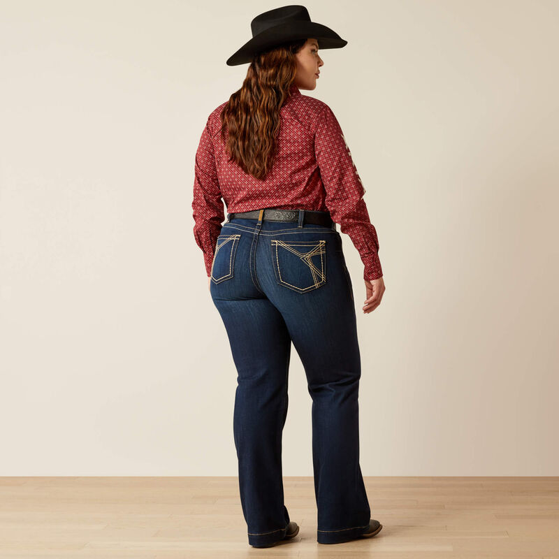 Ariat Women's Mid Rise Lizzie Trouser Jeans - Pennsylvania