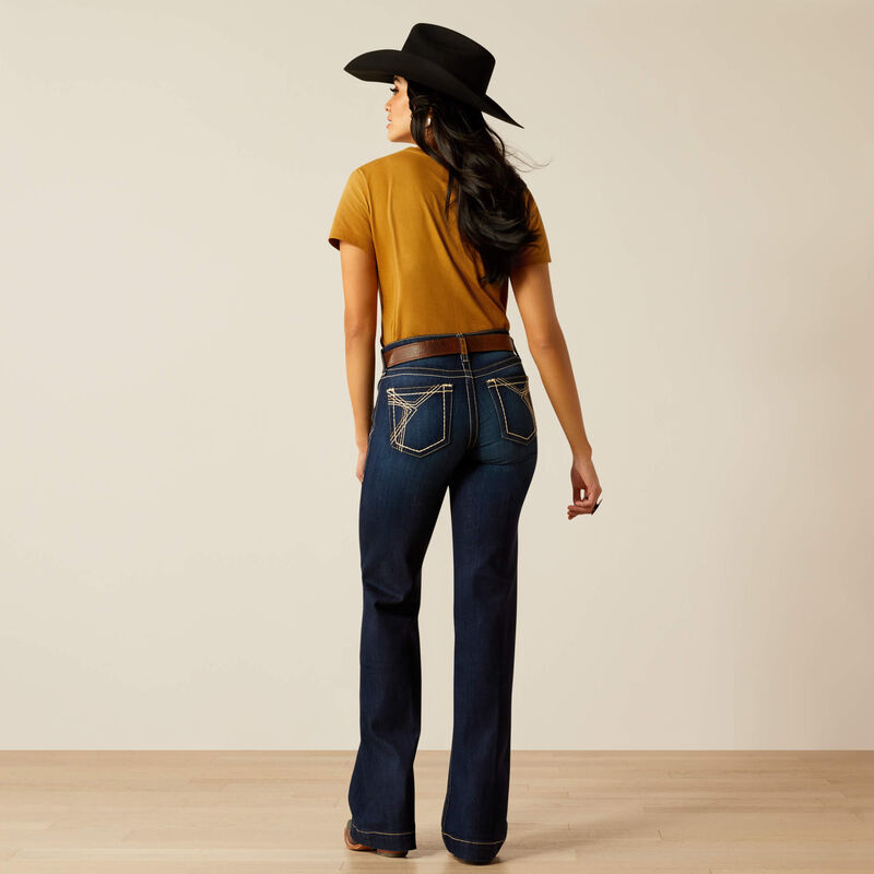 Ariat Women's Mid Rise Lizzie Trouser Jeans - Pennsylvania