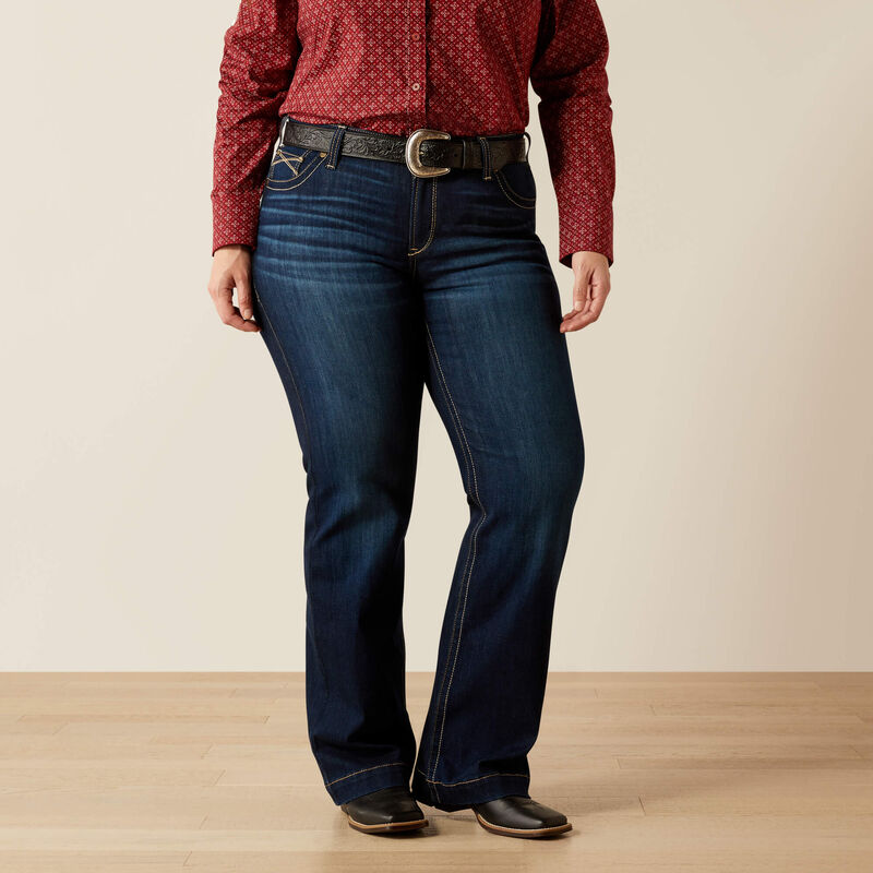 Ariat Women's Mid Rise Lizzie Trouser Jeans - Pennsylvania