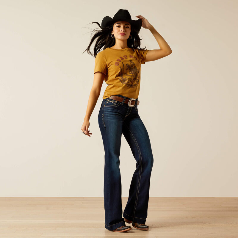 Ariat Women's Mid Rise Lizzie Trouser Jeans - Pennsylvania