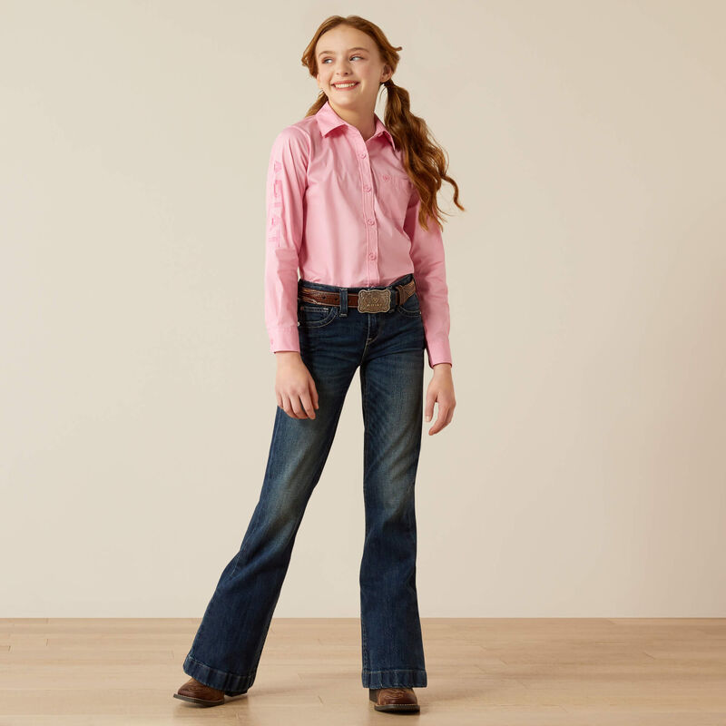 Ariat Girl's Elsie Trouser Jeans - Pacific