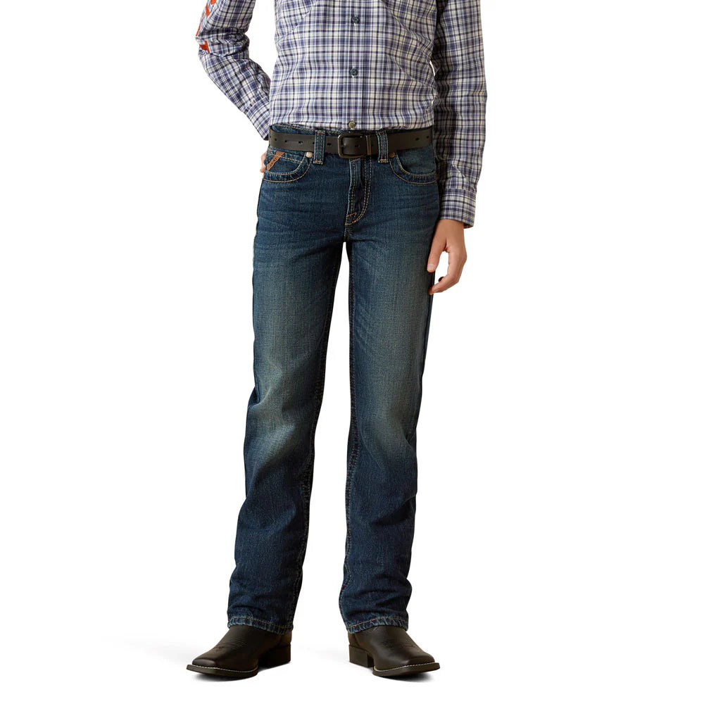 Ariat Boy's B5 Slim Nate Straight Leg Jeans - Cyclone