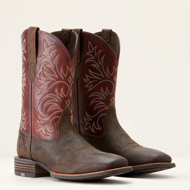 Ariat Mens Sport Rodeo Western Boots - Loco Brown – Irvine Tack