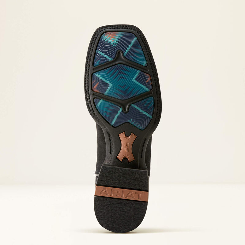 Ariat Men's Oakwood Western Boot - Black Suede