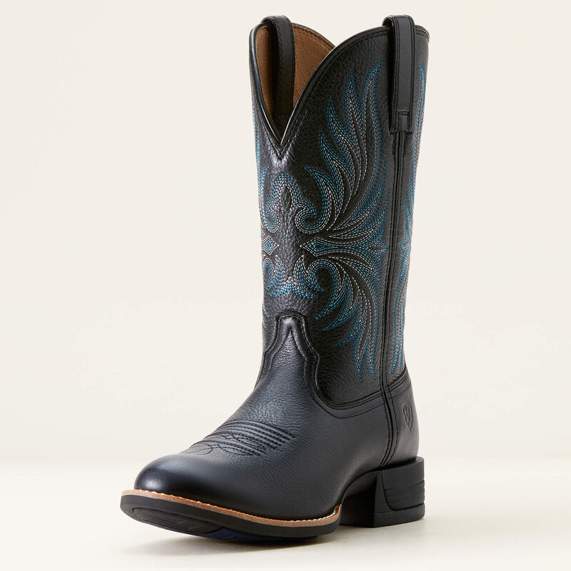 Ariat Women's Ranahan Western Boot - Black Deertan