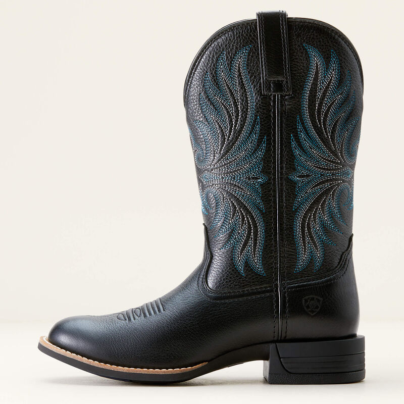 Ariat Women's Ranahan Western Boot - Black Deertan