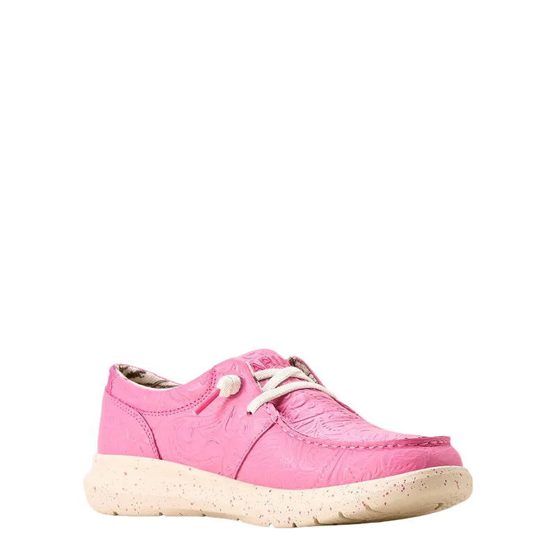 Ariat Women's Hilo Floral Embossed Shoes - Hot Pink