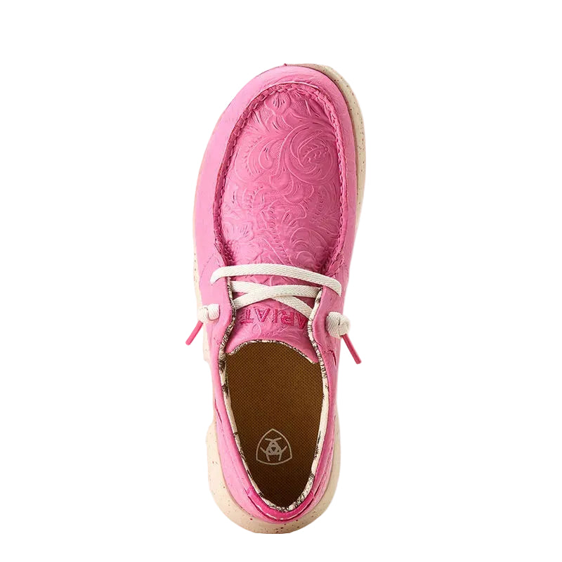Ariat Women's Hilo Floral Embossed Shoes - Hot Pink