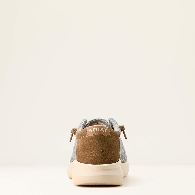 Ariat Men's Hilo Shoes - Grey Flannel Blanket - Brown