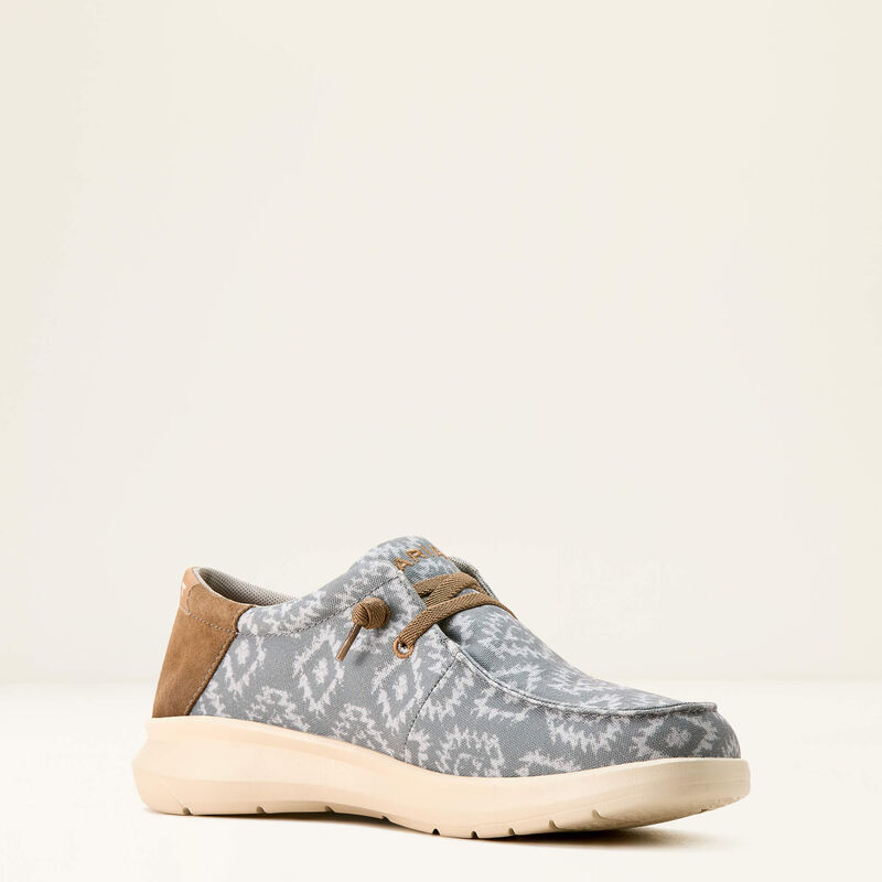 Ariat Men's Hilo Shoes - Grey Flannel Blanket - Brown