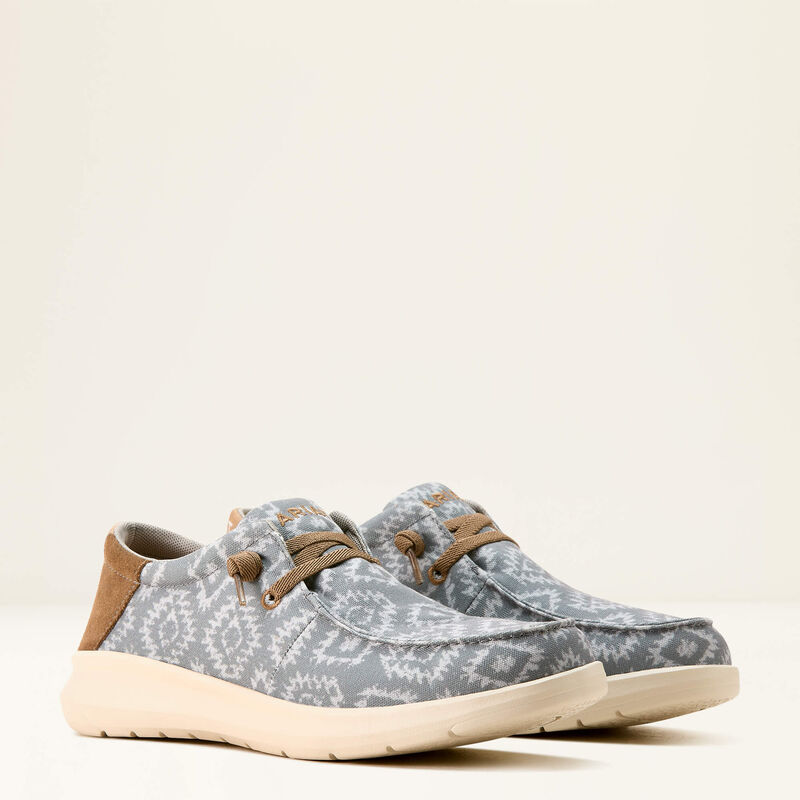 Ariat Men's Hilo Shoes - Grey Flannel Blanket - Brown