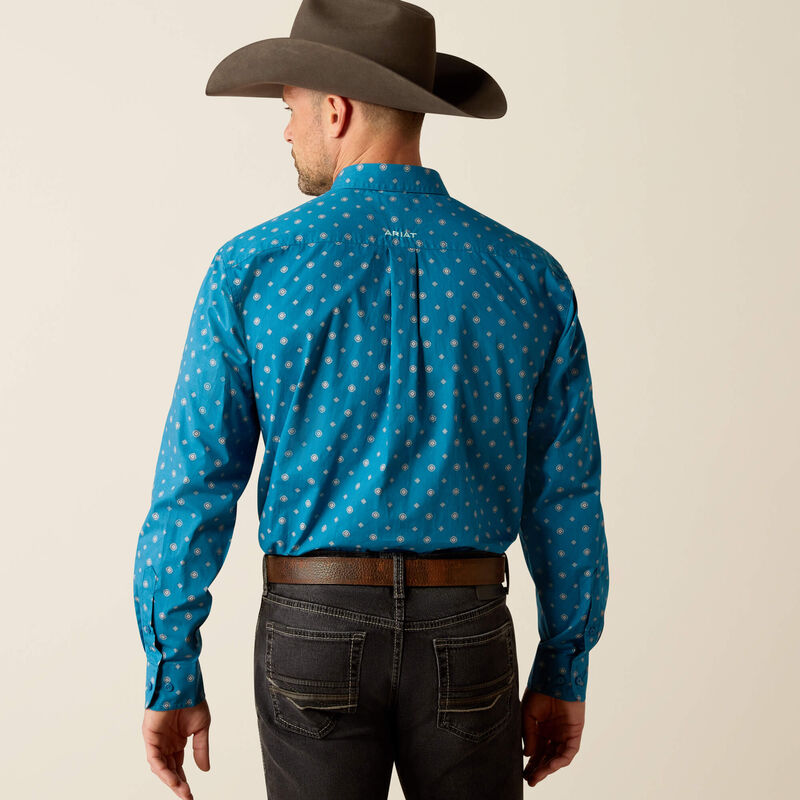 Ariat Men's Paxton Classic Fit Shirt - Teal