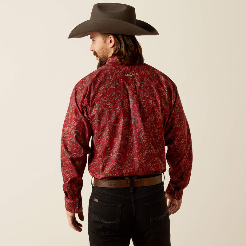 Ariat Men's Jaydon Classic Fit Shirt - Red