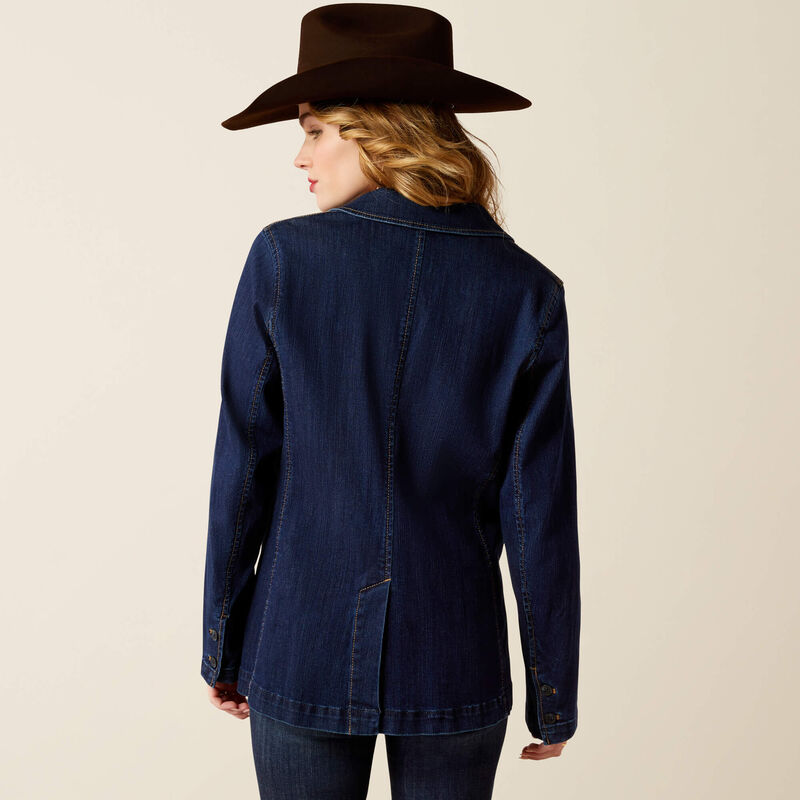 Ariat Women's Denim Blazer - Dark Wash