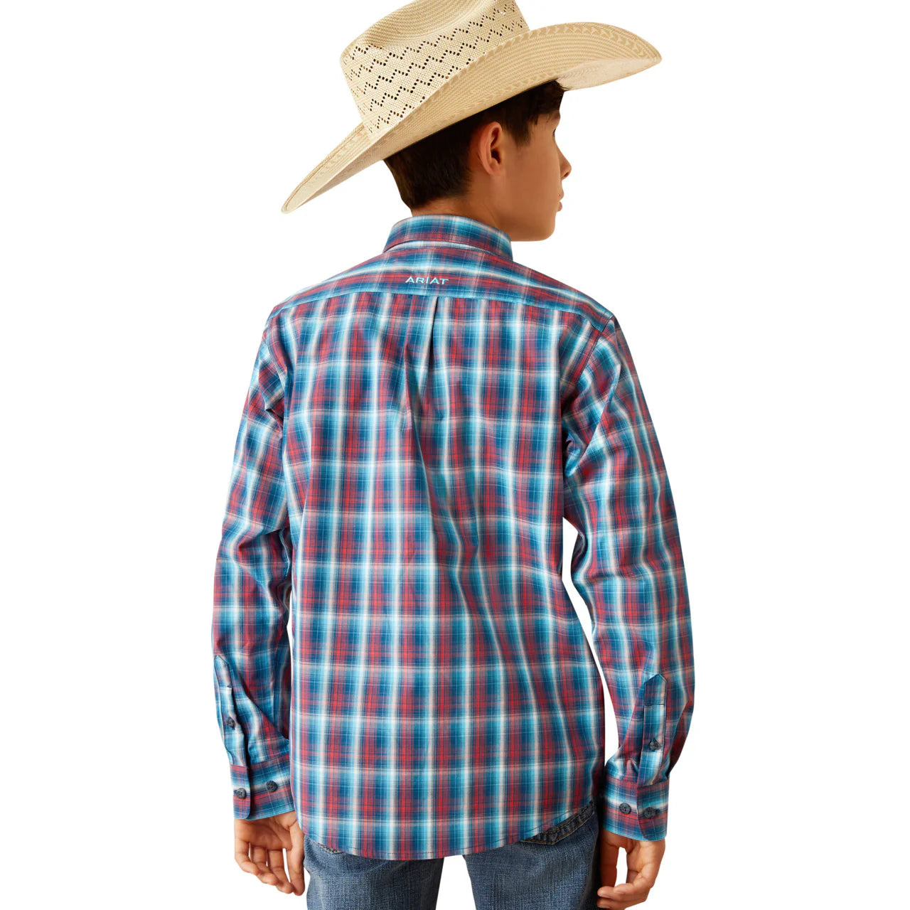 Ariat Boy's Pro Series Smith Classic Fit Shirt - Navy