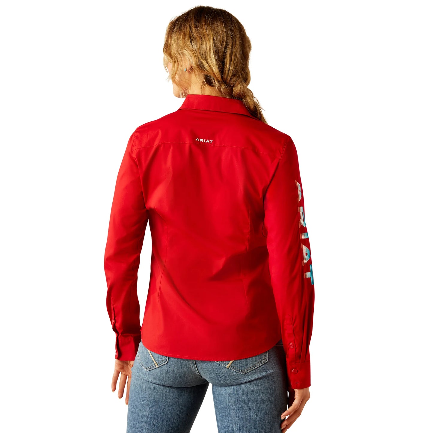 Ariat Women's Team Kirby Stretch Shirt - Equestrian Red