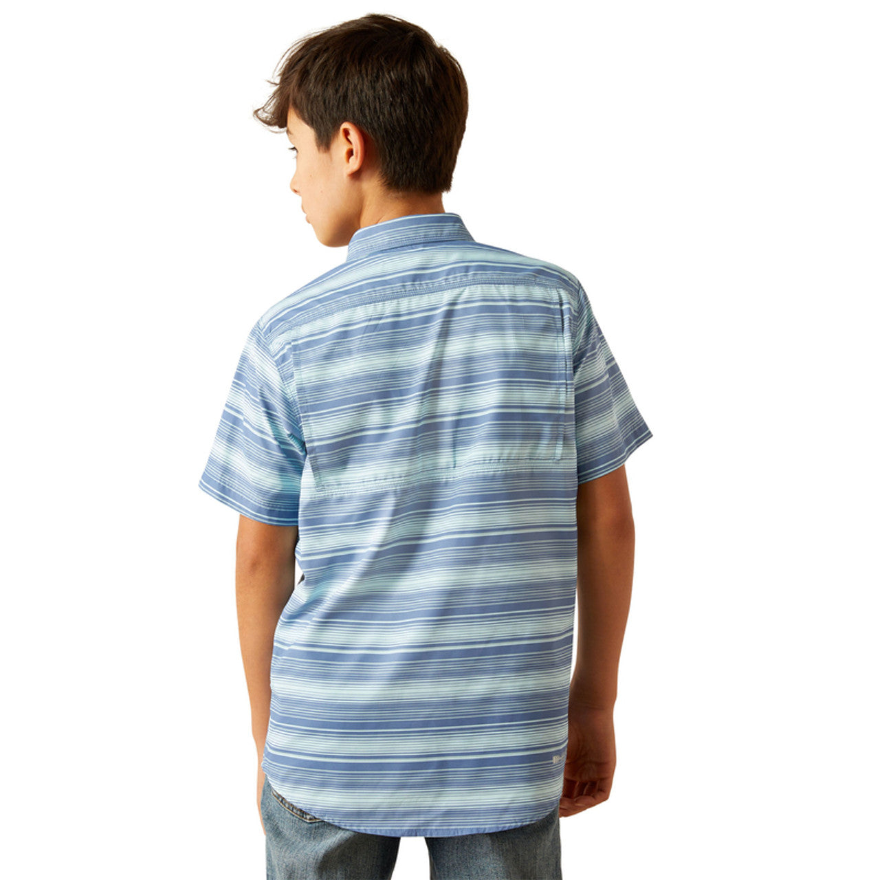 Ariat Boy's VentTEK Outbound Classic Fit Shirt - Blue Raven