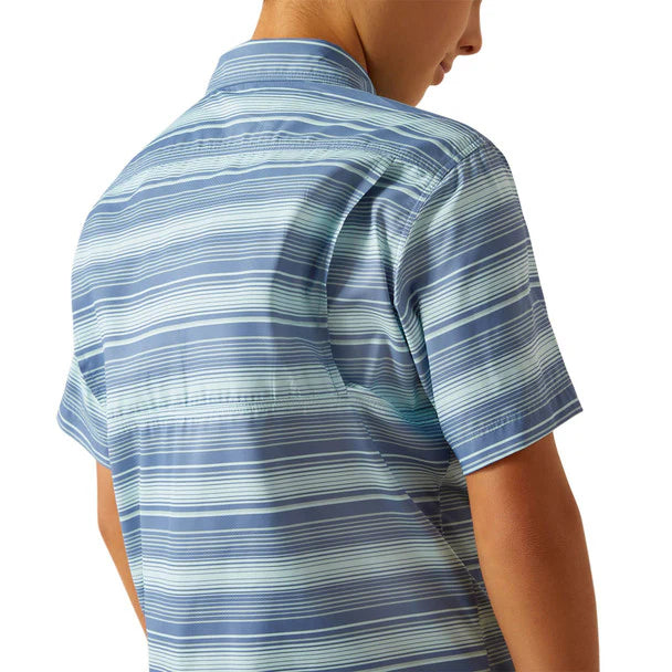 Ariat Boy's VentTEK Outbound Classic Fit Shirt - Blue Raven
