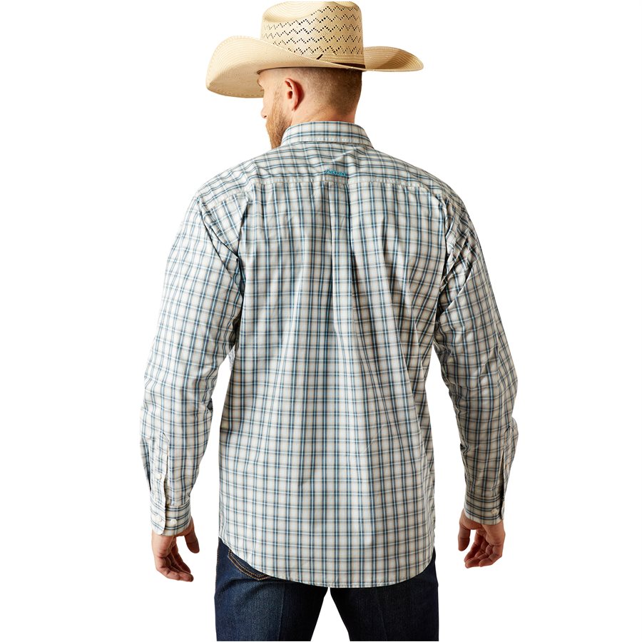 Ariat Men's Pro Series Shelton Long Sleeve Classic Fit Shirt - Khaki