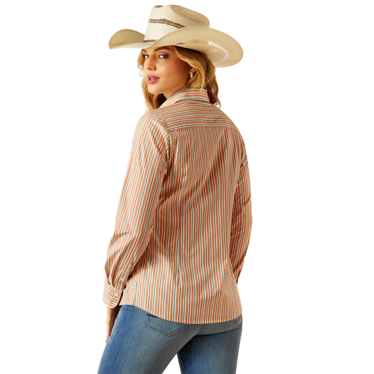 Ariat Women's Kirby Stretch Long Sleeve Shirt - Malia Stripe