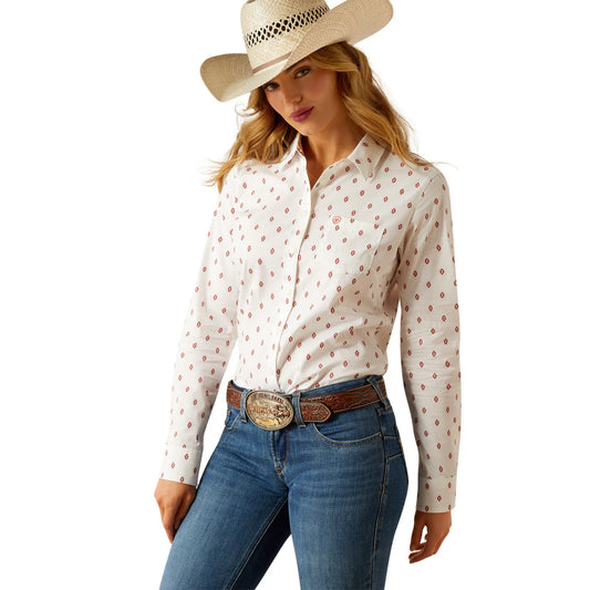 Ariat Women's Kirby Stretch Long Sleeve Shirt - Kai Ditsy