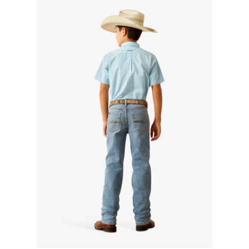 Ariat Boy's B4 Relaxed Jones Boot Cut Jeans - Leonard