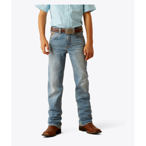 Ariat Boy's B4 Relaxed Jones Boot Cut Jeans - Leonard