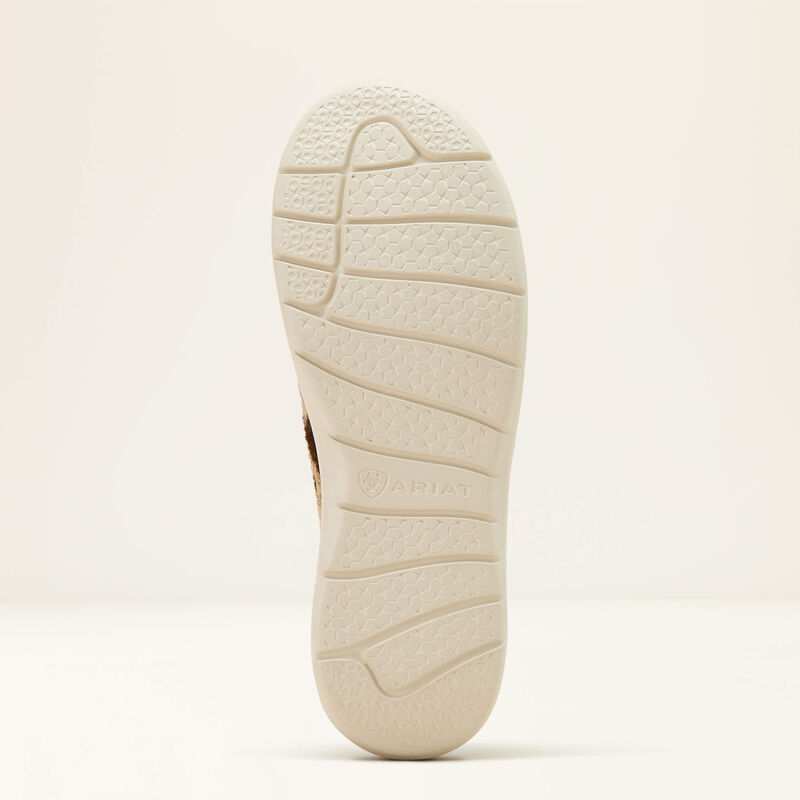 Ariat Women's Hilo Shoe - Tan and White Brindle Hair On/Dark Tan