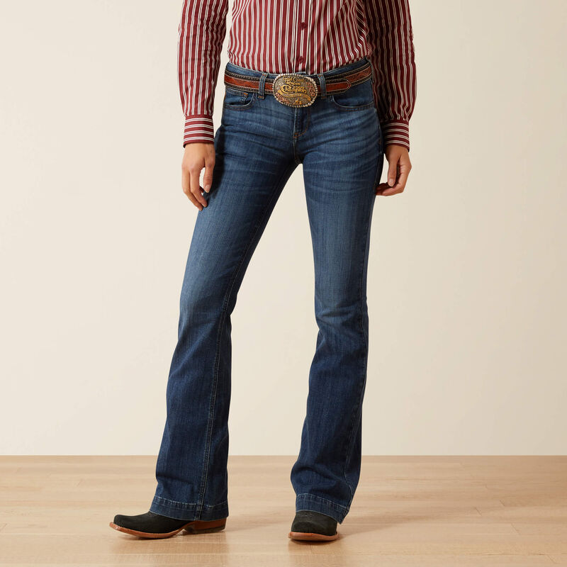 Ariat Women's Perfect Rise Bessie Slim Trouser Jeans- Irvine
