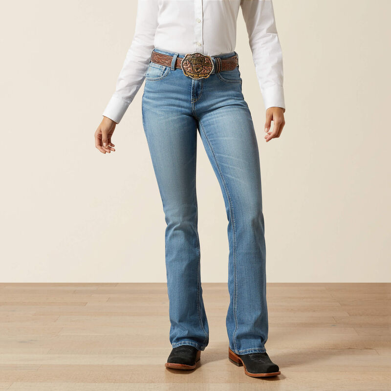 Ariat Women's High Rise Rowyn Boot Cut Jean- Challis