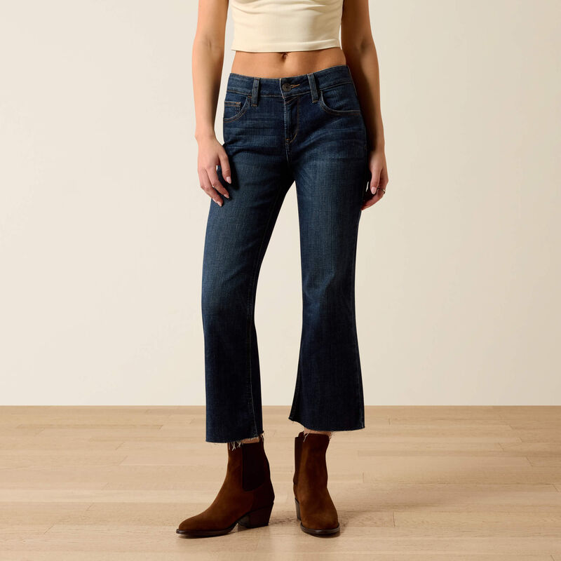 Ariat Women's Perfect Rise Lucy Kick Flare Jean- Rascal