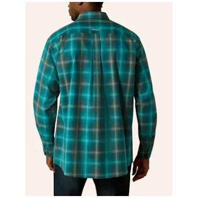 Ariat Men's Pro Bear Long Sleeve Western Shirt - Dark Teal