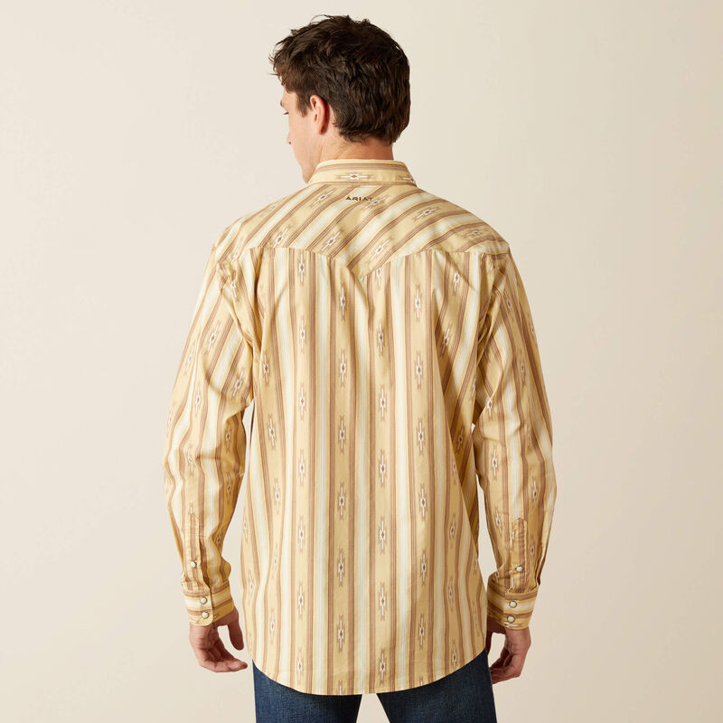 Ariat Men's Tommy Classic Fit Long Sleeve Shirt - Beige