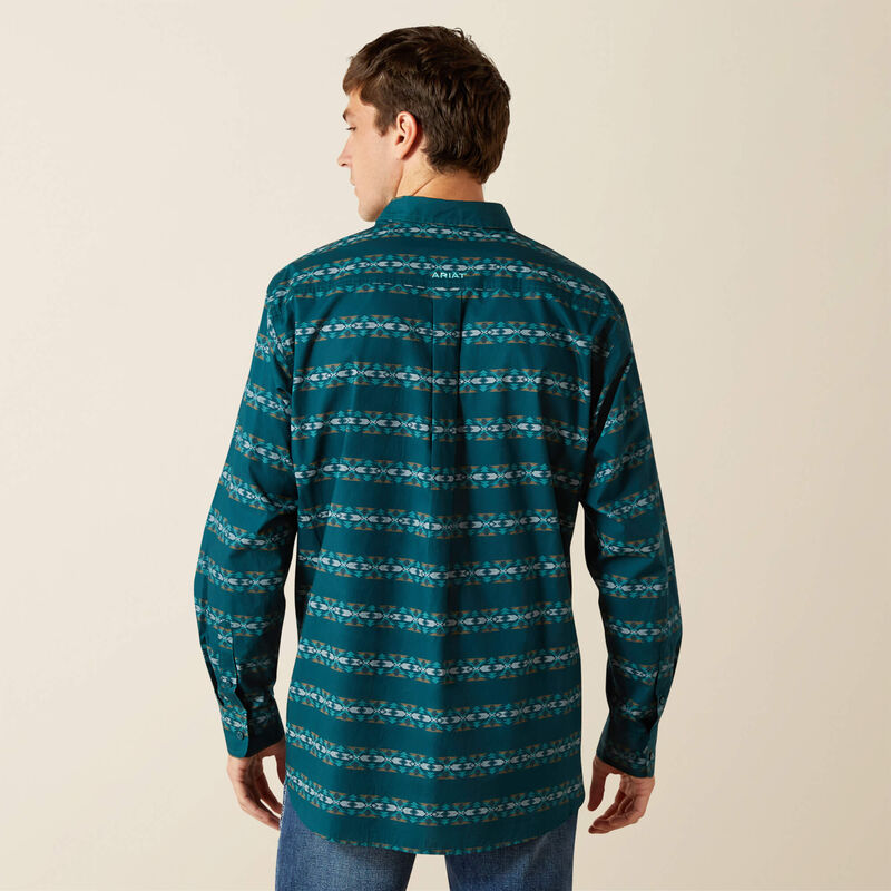 Ariat Men's Brando Classic Long Sleeve Fit Shirt - Teal