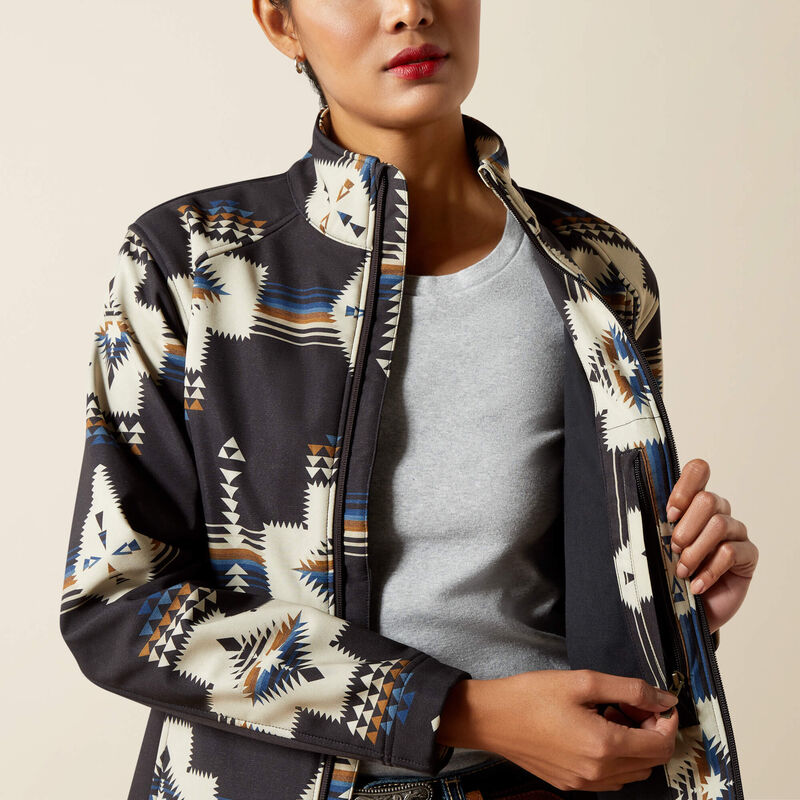 Ariat Women's Ariat Logo Softshell Print Jacket - Multiple Colours