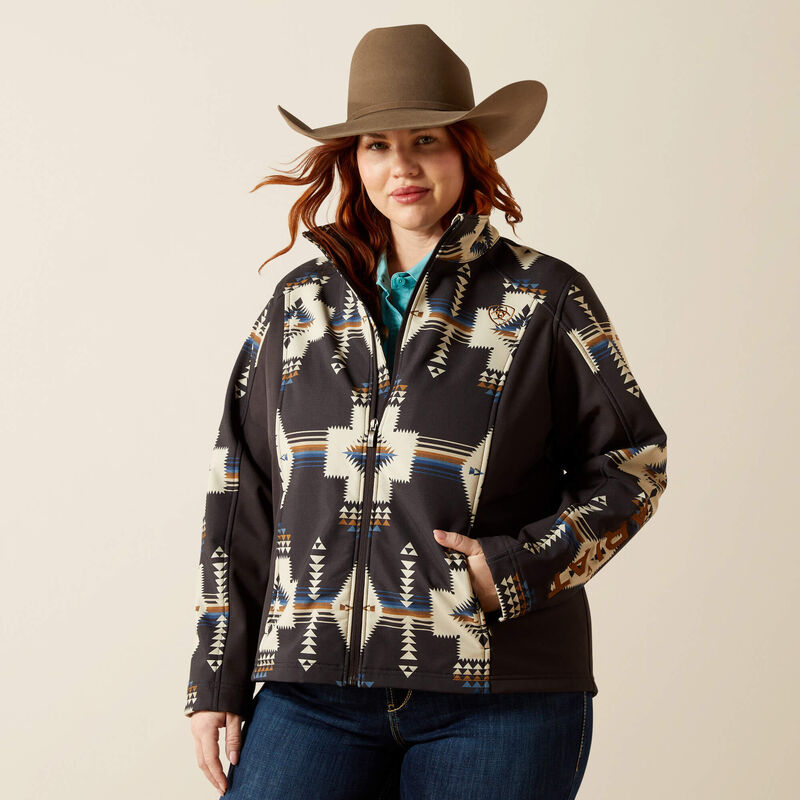 Ariat Women's Ariat Logo Softshell Print Jacket - Multiple Colours