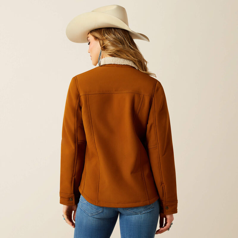 Ariat Women's Berber Back Softshell Jacket - Chestnut Horse