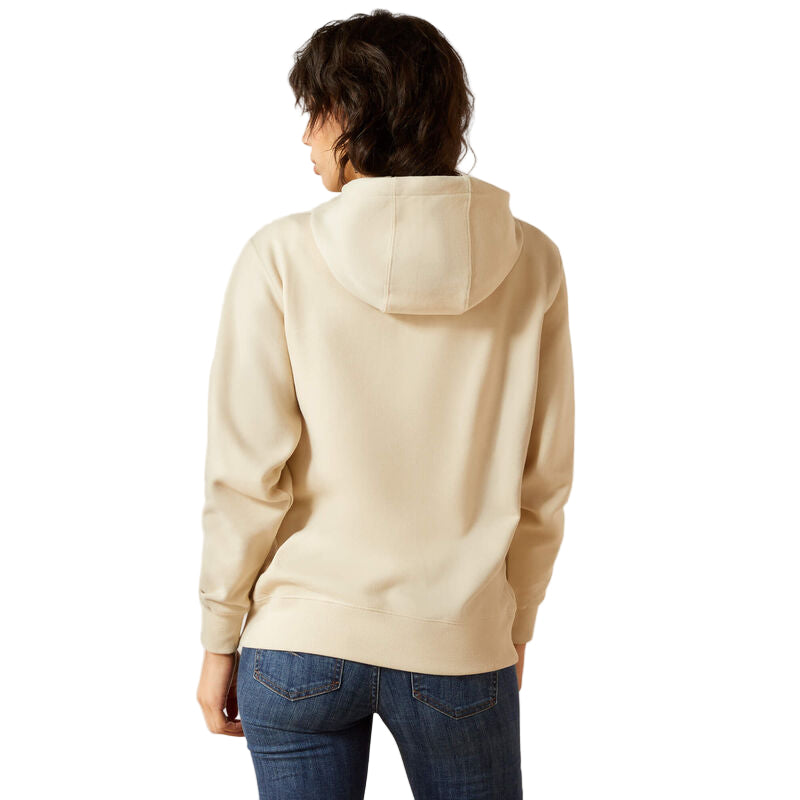 Ariat Women's Stitch Long Sleeve Hoodie - Oyster Grey