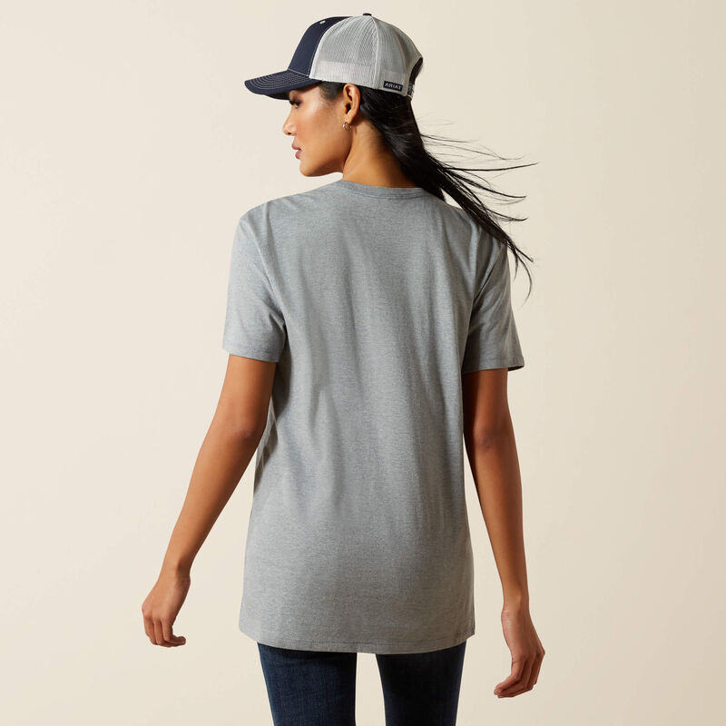 Ariat Women's Ariat Family Farm Tee Shirt - Iceberg