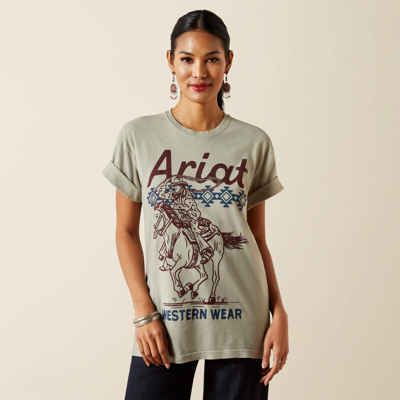 Ariat Women's Classic Rider Tee - Sandstone