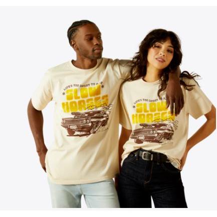 Ariat Men's Sendero Slow Horses T-Shirt - Sandshell