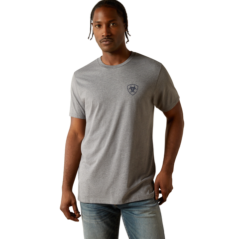 Ariat Men's Iron Ranch Arch T-Shirt - Graphite Heather