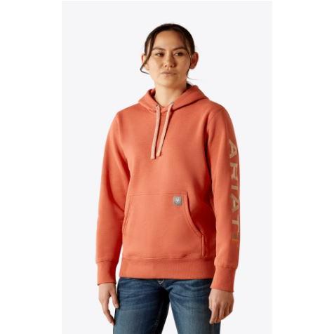 Ariat Women's Rebar Graphic Hoodie - Aragon Heather/Cameo