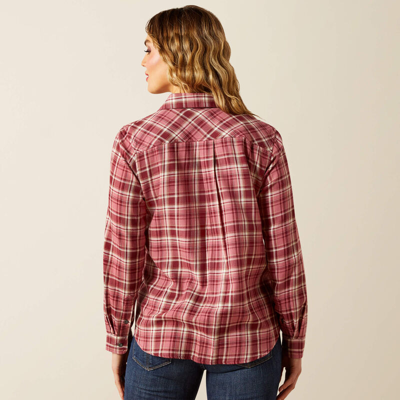 Ariat Women's Billie Jean Long Sleeve Shirt - Sunkissed Plaid