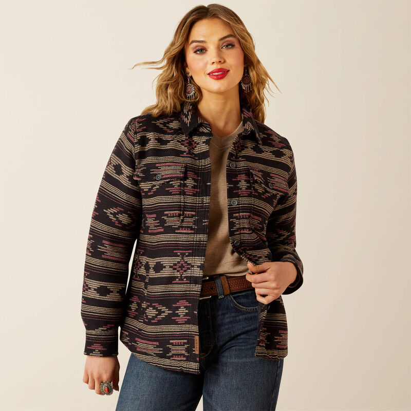 Ariat Women's Clovis Insulated Long Sleeve Jacket-Arroyo Blanket