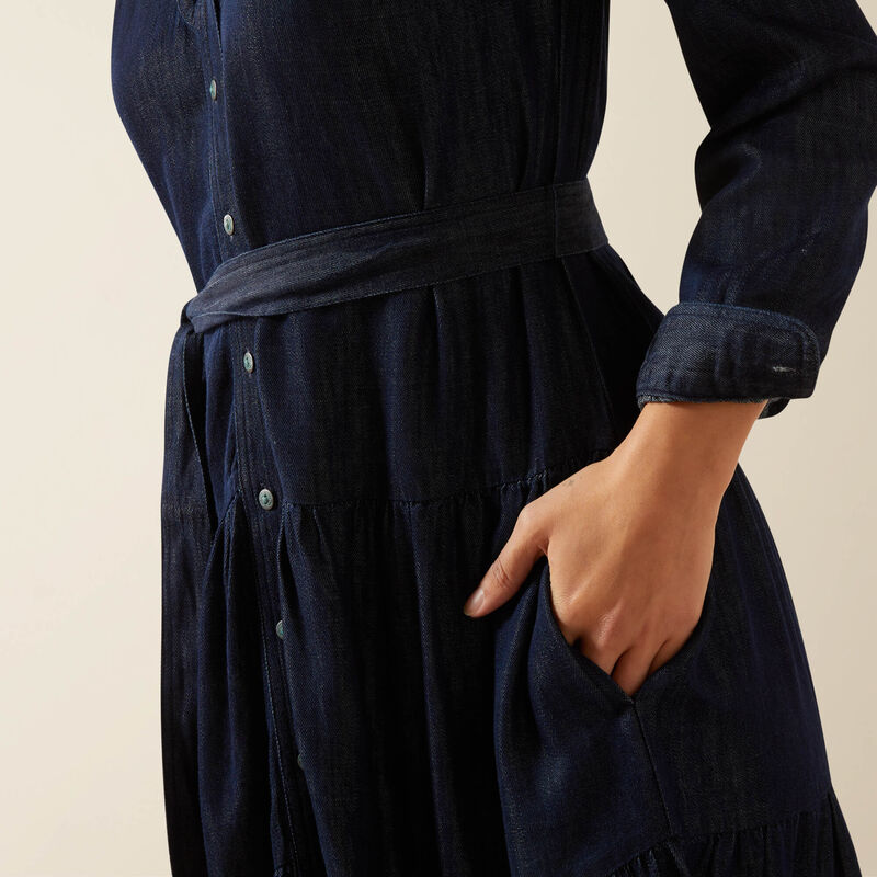 Ariat Women's Long Sleeve Sahara Dress- Rinse